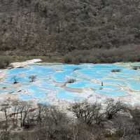 fantasy like ponds on a mountain
