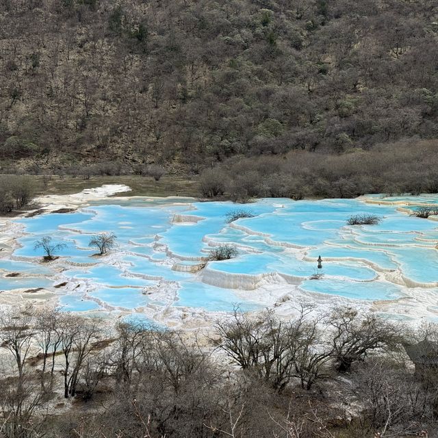 fantasy like ponds on a mountain