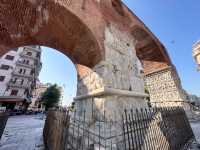 The ancient arch in Thessaloniki 