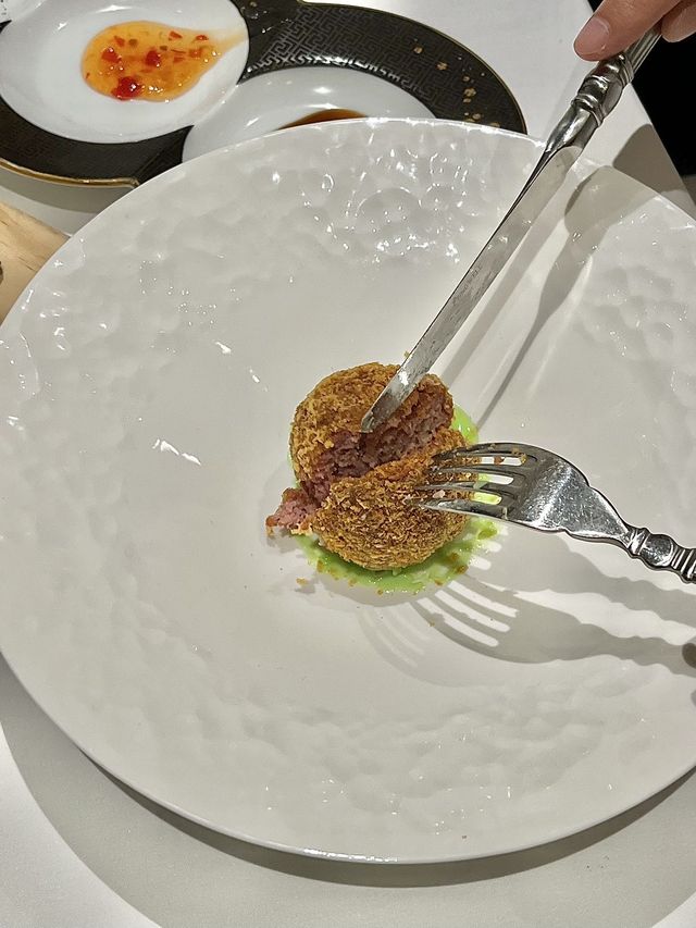 石家莊約會n刷的法式中餐，好吃！。