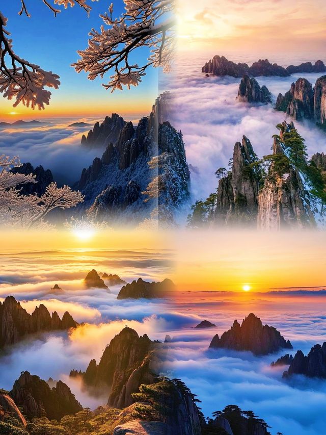 人在黃山，已被美到靈魂出竅！