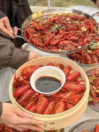 綿陽桃花島！今年第一頓小龍蝦成功上岸