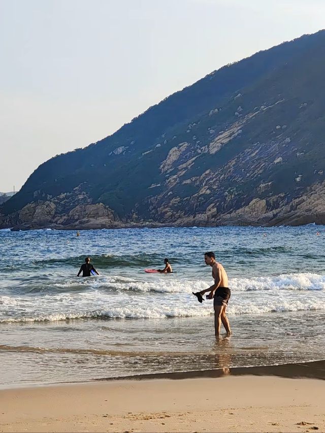 亞熱帶黑色浪漫，香港石澳的海邊