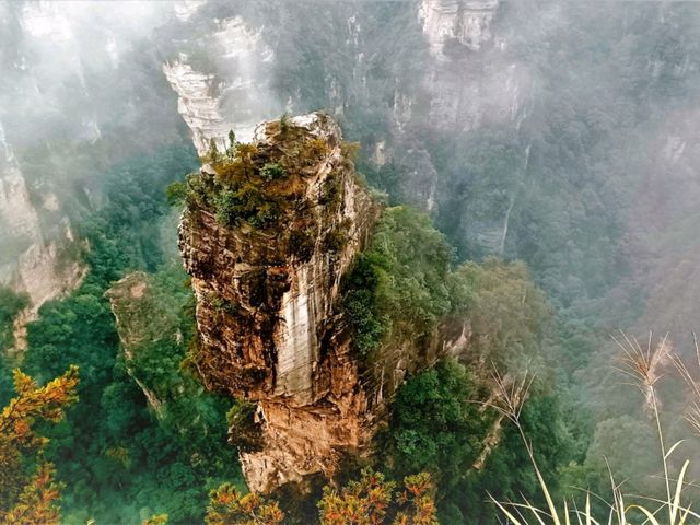 Mist-Kissed Mountains: Wulingyuan's Backpacker Hug