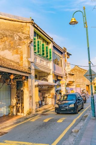檳城旅遊！被呢個日落街頭氛圍感拿捏住，好治癒