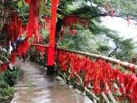 Tianmen fun time with cloud and rain
