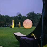 🌙 Fuxing Park: Moon Phases Art in the French Concession