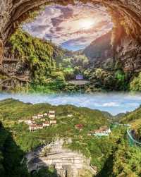 大美羅城天坑秘境！九萬大山深處的天地書屋
