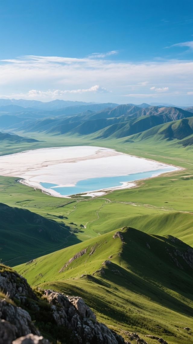 聽梵音繚繞看湖天一色在黃土5雪域之間一場心靈與風景的雙重朝聖