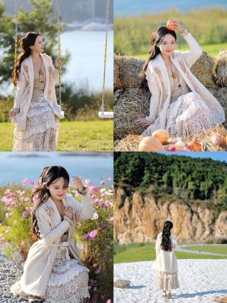 Seaside swings, white sandy beaches, fields of gesang flowers... all the scenery you love is here