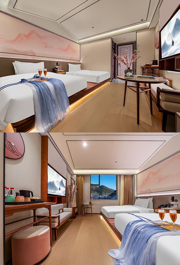 雪山下的藏風雅院美得令人無言