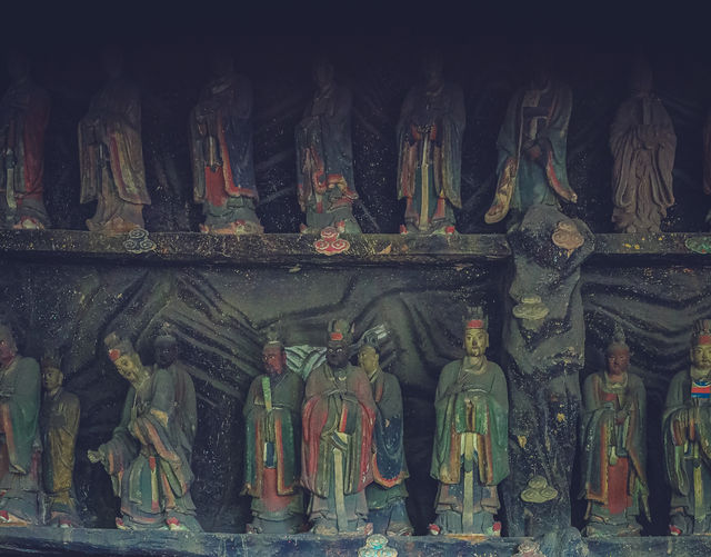 首次曝光，99%的人沒見過—明代道教全堂塑像