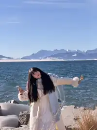 想跟賽里木湖說謝謝🫧人生照片有了！