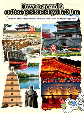 Rute Pasukan Khusus Xi'an 2 Hari | Tanpa Jalan Memutar, Teruji dan Terbukti