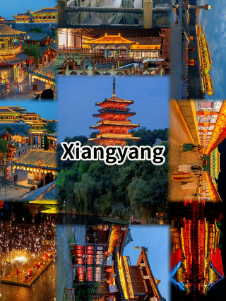 Dạo bước đêm ngắm nhìn kiến ​​trúc cổ kính của Tương Dương.
