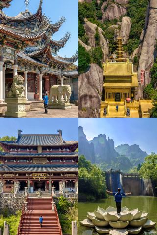 Fujian Taimu Mountain 2-Day 1-Night Trip | Fairyland on the Sea, Photogenic Strange Rocks and Ancient Temples