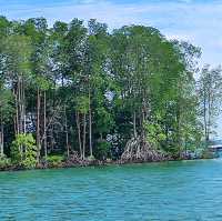 Boat tour in Singapore sea