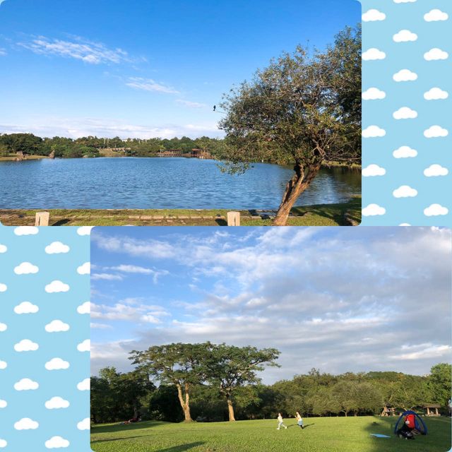 碧水藍天白雲📸盡在羅東公園