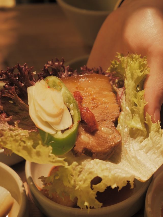 高級韓餐，超多芝士的大排骨