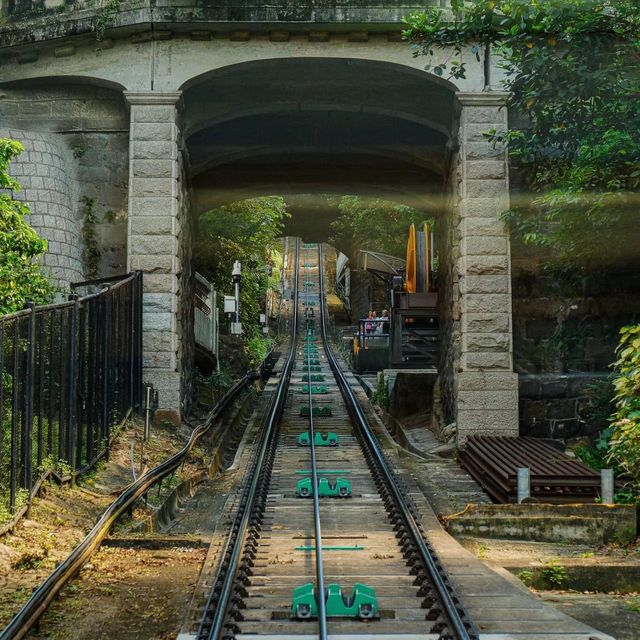 香港太平山🏞️登上維港之巔感受無限美景🌆🚠✨