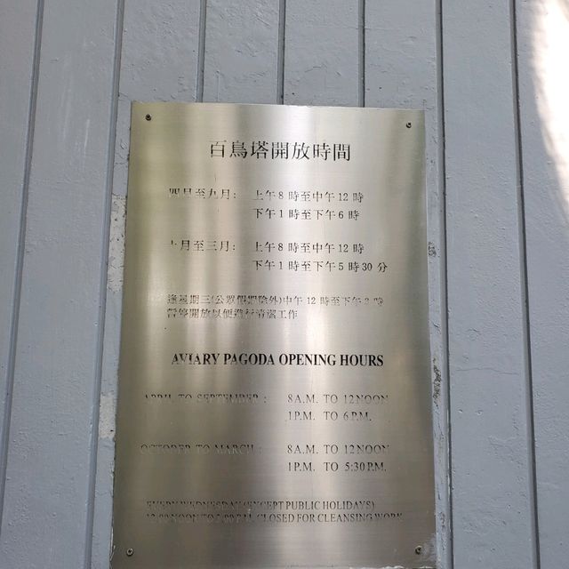 新年好去處之步步高陞。元朗公園百鳥塔
