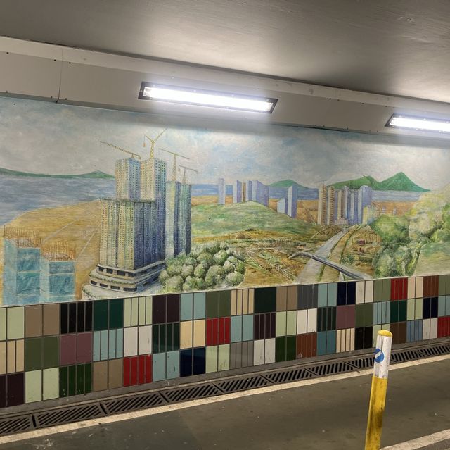 大嶼山北區總部警處：香港奧運徑（壁畫）