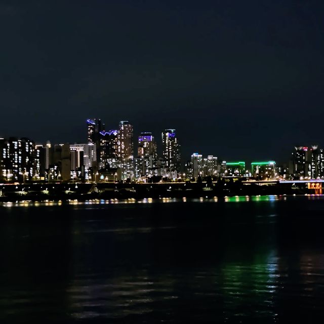 🌉 압구정 나들목 ~ 반포한강공원 까지 붉은 야경을 가진 아름다운 한강공원 
