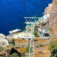 EXPERIENCING THE GONDOLA LIFT IN FIRA!