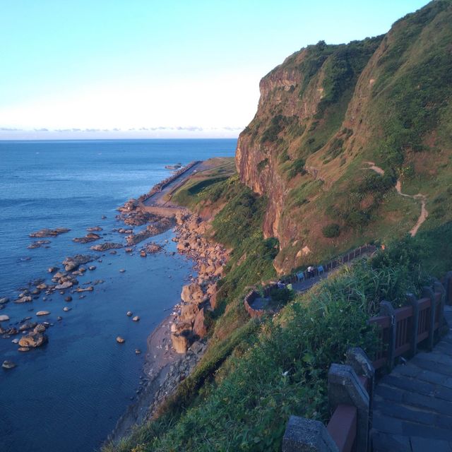 基隆八斗子，最綺麗的夕陽