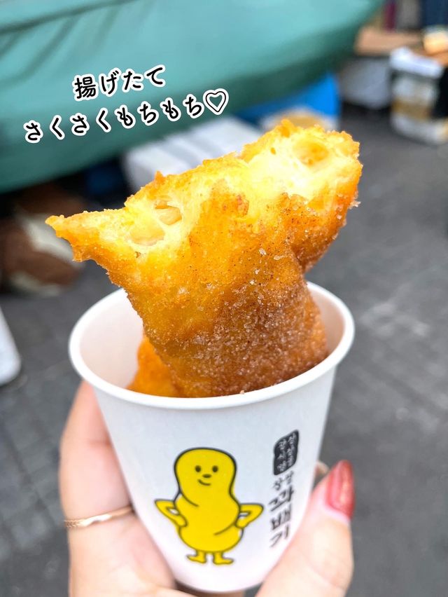【広蔵市場】大行列の名物おやつ🇰🇷クァベギ＆ススブクミ