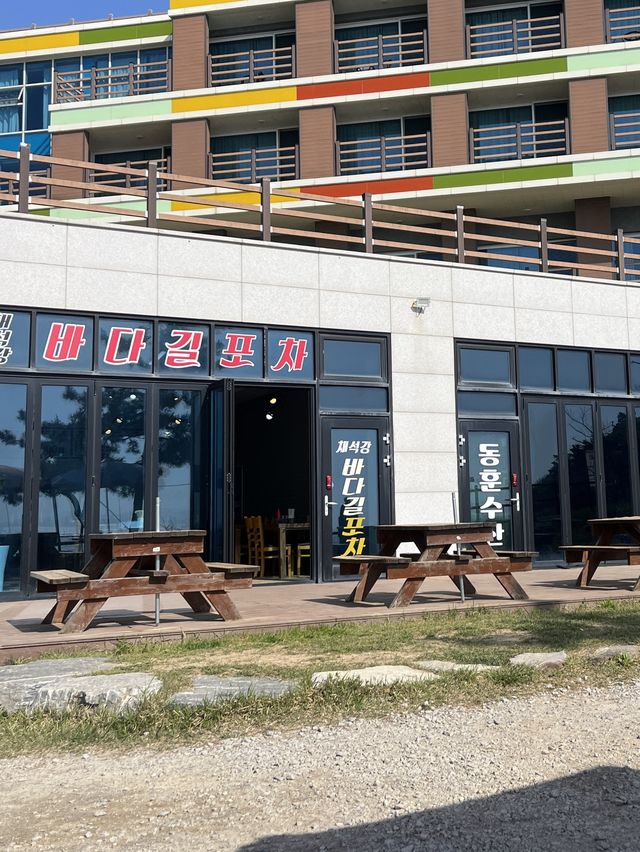 진정한 오션뷰 맛집 변산 채석강 바다길 포차🌊