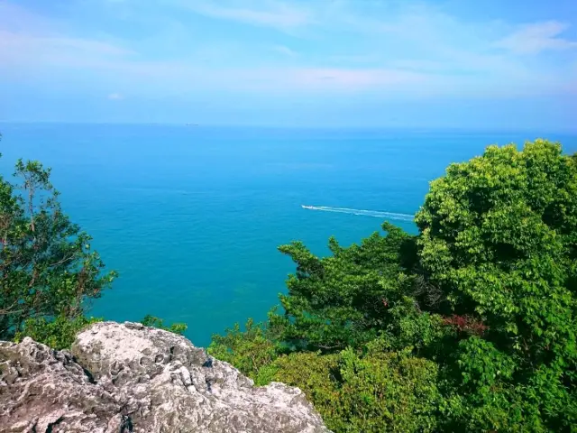 Panoramic View of the Straits of Malacca