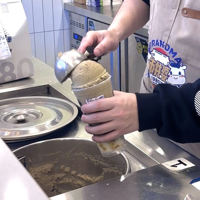 澳門足料豆沙牛乳🧋滿滿豆沙蓉