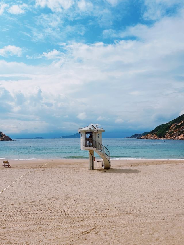 Beach day at Shek O! 🏖️ 