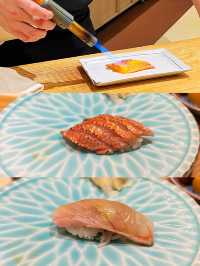 「鮨燐」尖沙咀鮨店，晚市套餐有沙律、麵豉湯同甜品柚子雪芭