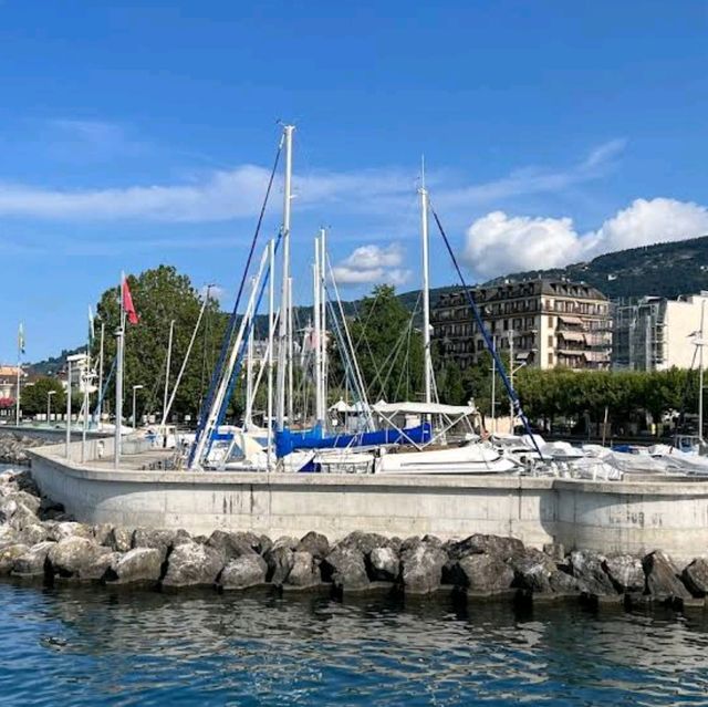 Vevey lake Switzerland 