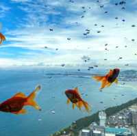 【香川】天空127mの空の金魚アート水族館