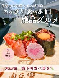 城下町でのんびり『食べ歩き』絶品グルメ