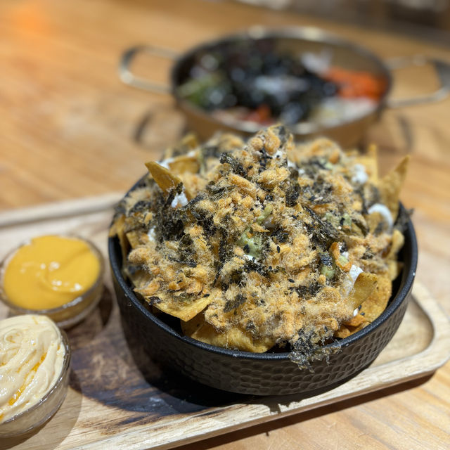 將軍澳韓式cafe 烤日本麻糬棉花糖窩夫$78