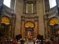 The symbol of the Holy See, Saint Peter's Square and Basilica
