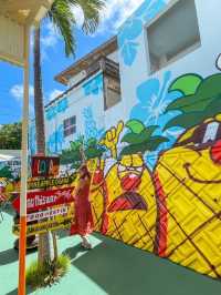 【宮古島】ポップなペイントアートが可愛すぎるハンバーガーやさん