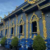 วัดสีน้ำเงิน วัดร่องเสือเต้น จ.เชียงราย