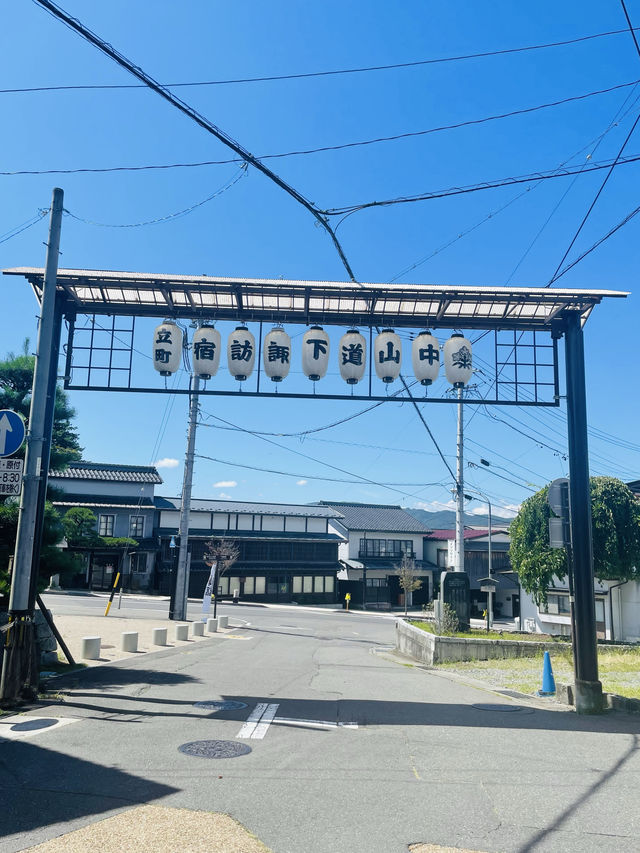 【長野県/下諏訪　中山道と甲州街道の交わるレトロな宿場町”下諏訪宿”】
