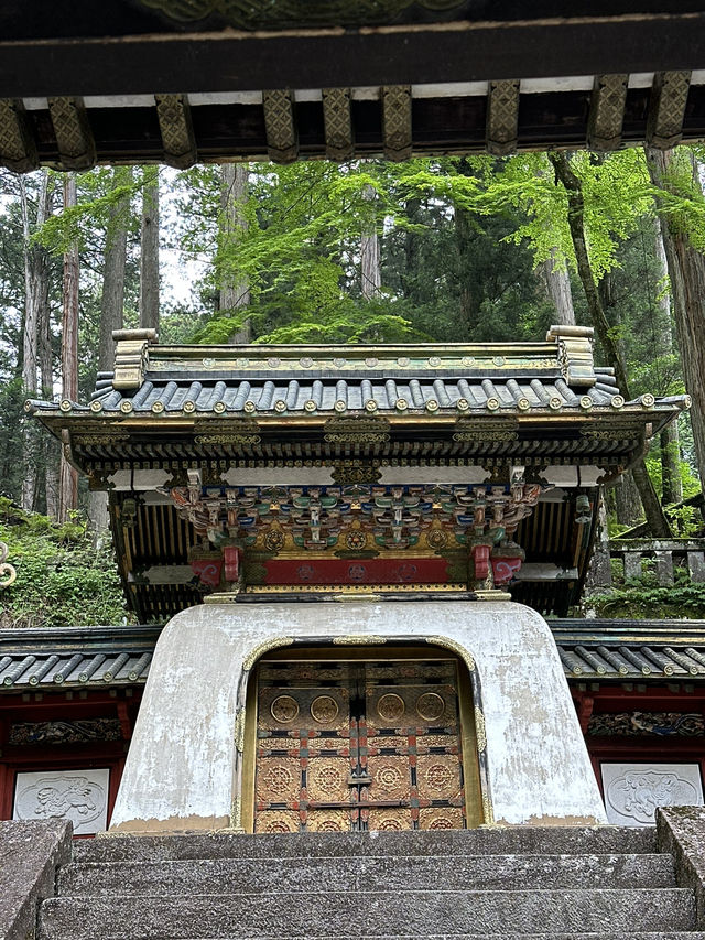 Golden Intricate Temple in Nikko