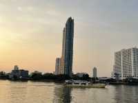 Watching sunset in Asiatique