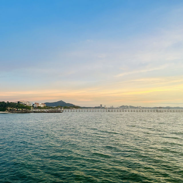 Serene Sunsets at Bangsaen Beach