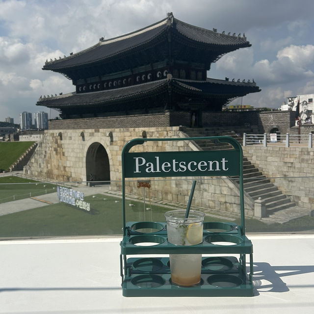 【韓国/水原】長安門が見えるcafe☕️