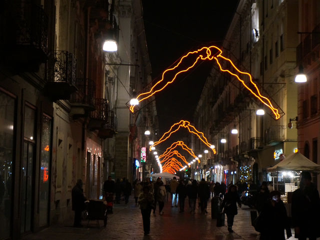 【イタリア・トリノ】きらめくクリスマスイルミネーション
