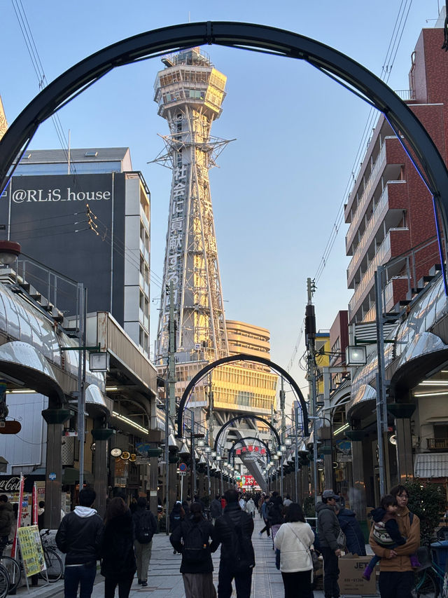 เที่ยว Shinsekai Osaka ย่านสุดชิคสุดวินเทจ
