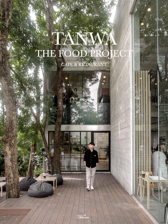 Tanwa The Food Project  คาเฟ่มินิมอลย่านบางบัวทอง